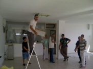  بالصور: شباب مسجد العجمي بيافا يشاركون في معسكر عمل بالمسجد ودار القرآن الكريم